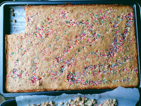 Momofuku Milk Bar's birthday cake elevates your typical confetti to new heights.